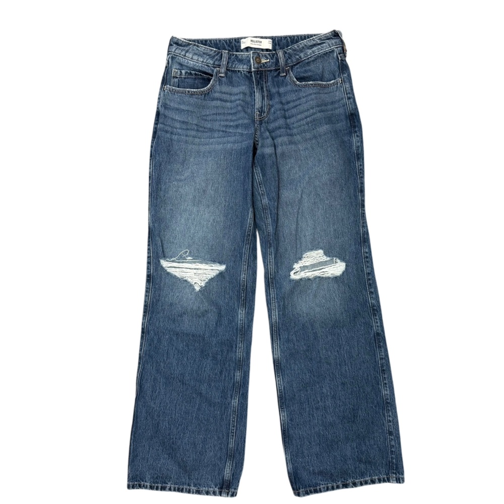 Hollister low rise baggy distressed jeans in‎ 6(28) long